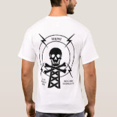 Mannen WKPM Pirate Radio Shirt - Wit (Achterkant)