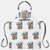 Mannen Wolf Chef Schort (Voorkant)