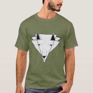 Mannen Wolf T-shirt door JHT