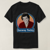 Mannen Womens Conway Retro Twitty Style Design Fun T-shirt (Design voorkant)