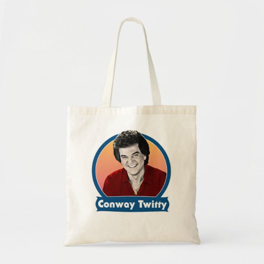Mannen Womens Conway Retro Twitty Style Design Fun Tote Bag (Voorkant)