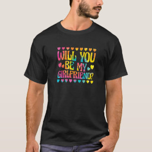 Mannen word jij mijn Vriendin, Vday en Valentijn T-shirt