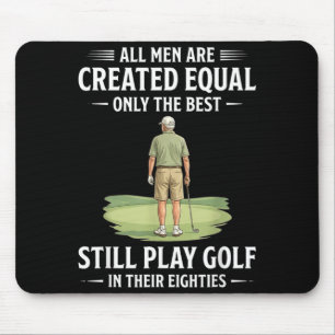Mannen worden gelijk geschapen Golf spelen in de t Muismat