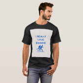 mannen Workout Fit T shirt (Voorkant volledig)