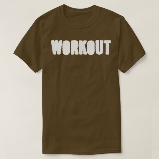 Mannen WORKOUT Gym Fitness Workout Bodybuilding Mo T-shirt (Design voorkant)