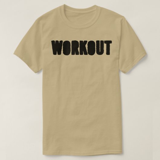 Mannen WORKOUT Gym Fitness Workout Bodybuilding Mo T-shirt (Design voorkant)