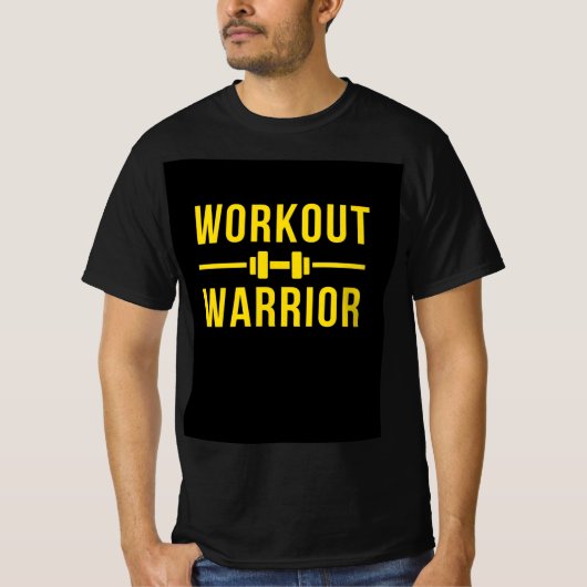 mannen Workout Warrior Special T shirt (Voorkant)