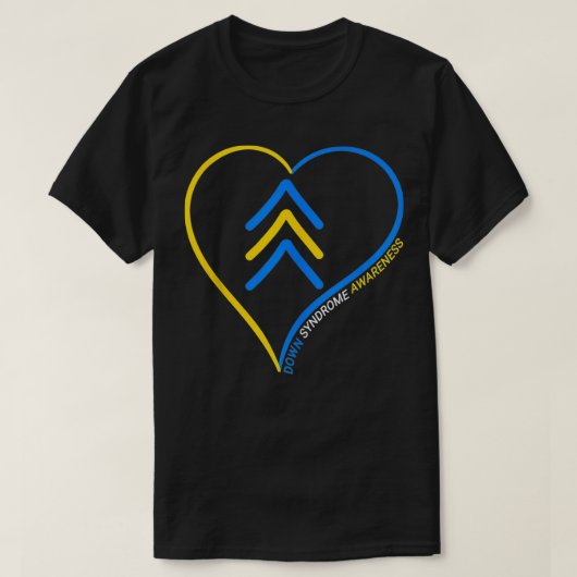 Mannen World Down Syndrome Day 2022 Down Syndroom  T-shirt (Design voorkant)