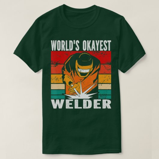 Mannen World Wds okayest Welder T-shirt (Design voorkant)