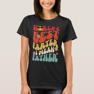 Mannen World's Best Farter Ik bedoel Vaderdag T-shirt