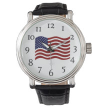 Mannen Wrist Horloge - Amerikaanse vlag