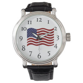 Mannen Wrist Horloge - Amerikaanse vlag