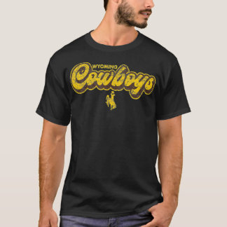 Mannen Wyoming Cowboys Apparel Block Athletics T-shirt