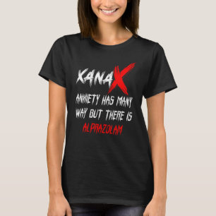 Mannen Xanax angst heeft veel weg, maar er is Alpr T-shirt
