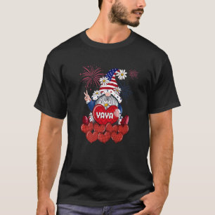 Mannen Yaya Gnome Loves Sweet Heart Amerikaanse 4e T-shirt
