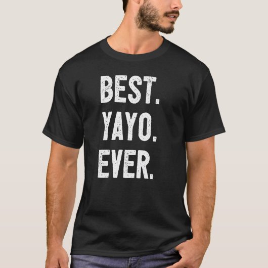Mannen Yayo Grandpa I Love Yayo Spanish Granddad B T-shirt (Voorkant)