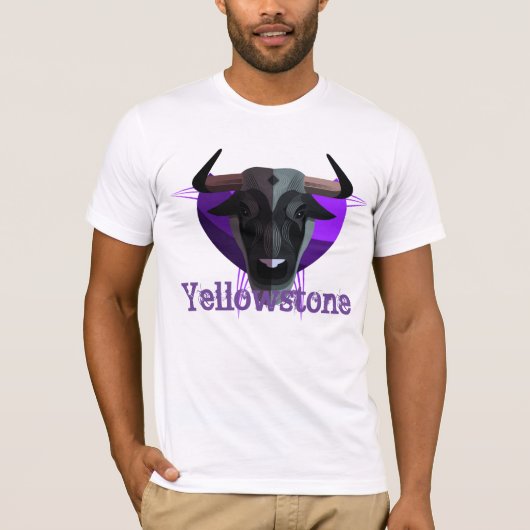 Mannen Yellowstone T-Shirt (Voorkant)