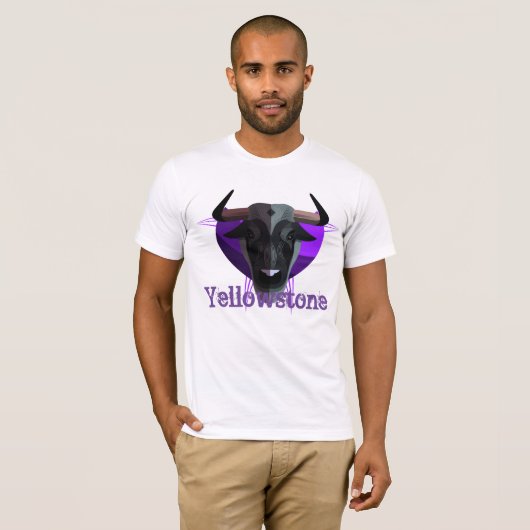 Mannen Yellowstone T-Shirt (Voorkant volledig)