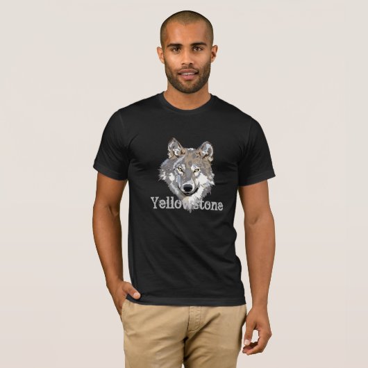 Mannen Yellowstone T-Shirt (Voorkant volledig)