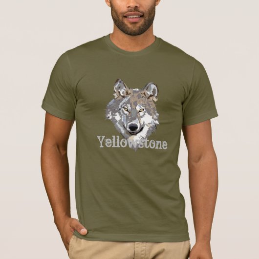 Mannen Yellowstone T-Shirt (Voorkant)