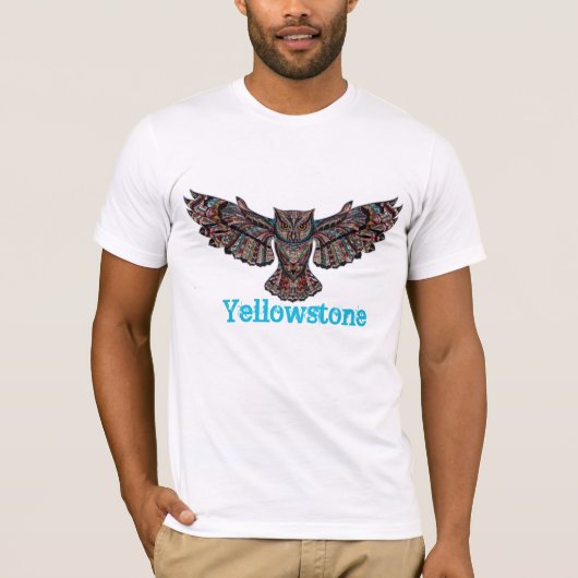Mannen Yellowstone T-Shirt (Voorkant)