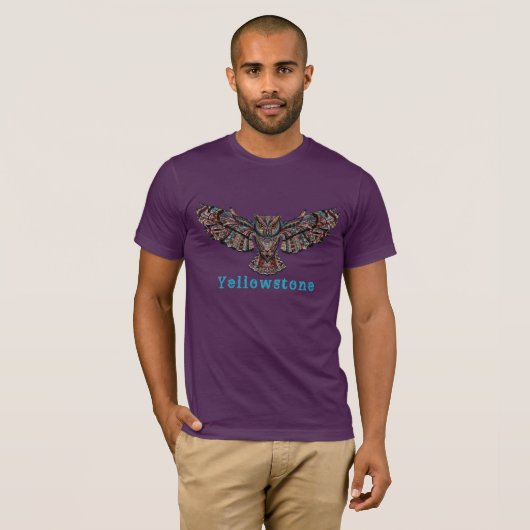 Mannen Yellowstone T-Shirt (Voorkant volledig)
