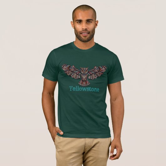 Mannen Yellowstone T-Shirt (Voorkant volledig)
