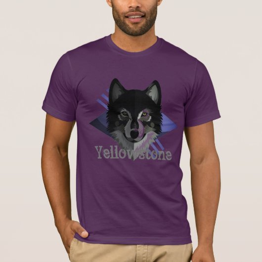 Mannen Yellowstone T-Shirt (Voorkant)