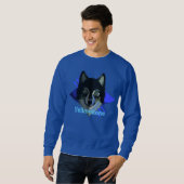 Mannen Yellowstone Wolf Sweatshirt (Voorkant volledig)