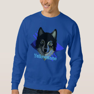 Mannen Yellowstone Wolf Sweatshirt