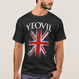 Mannen Yeovil Retro Britse vlag Funny T-shirt