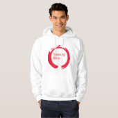 Mannen youtube kanaal logo hoodie (Voorkant volledig)