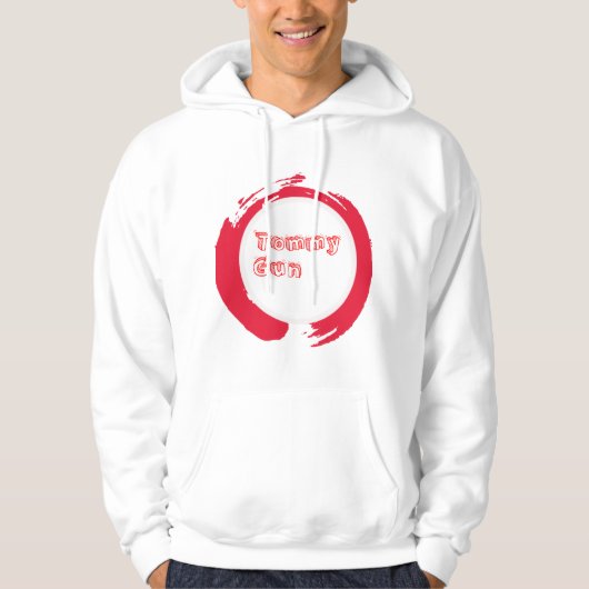 Mannen youtube kanaal logo hoodie (Voorkant)