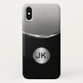 Mannen Zakelijk Professioneel Monogram Case-Mate iPhone Case (Achterkant)