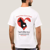 Mannen "Ze nemen niet echt zoveel op... T-shirt (Achterkant)