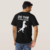 Mannen Zen Paws T-shirt (Achterkant volledig)