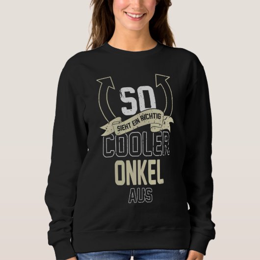 Mannen ziet er een echt koude oom uit trui (Voorkant)