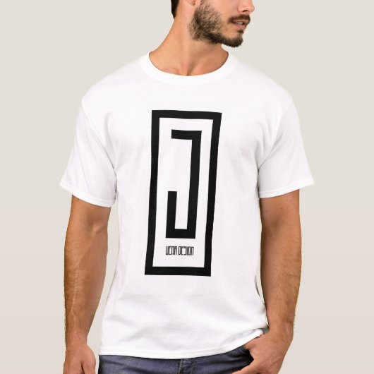 mannen zijdehoes j draag t-shirt (Voorkant)