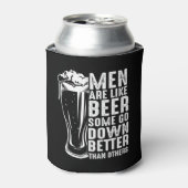 Mannen zijn als bier blikjeskoeler (Blikje Voorkant)