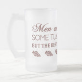 MANNEN ZIJN ALS WIJN... MATGLAS BIERPUL (Links)