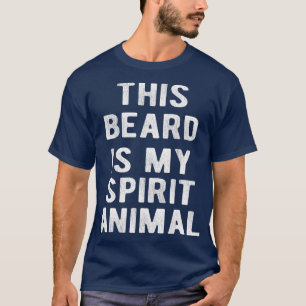 Mannen zijn baard is mijn gedistilleerde diertje t-shirt