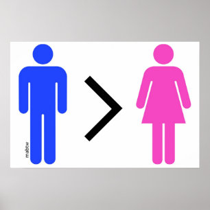 Mannen zijn beter dan het Poster van vrouwen