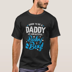 Mannen zijn binnenkort papa van een jongen t-shirt