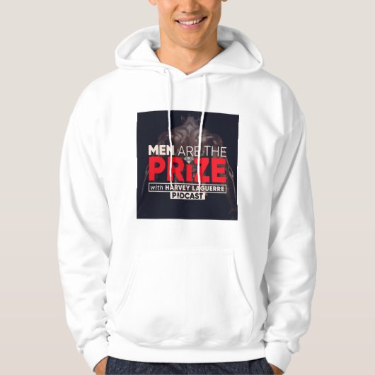 MANNEN ZIJN DE PRIZE HOODIES (Voorkant)
