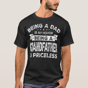 Mannen zijn een DAD, een HONOR die een GRANDFATHER T-shirt