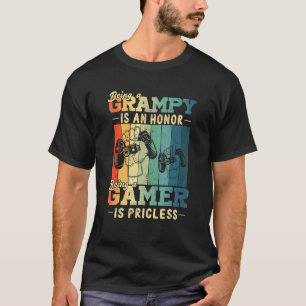 Mannen zijn Grampy is onbetaalbaar Gamer Grampy Va T-shirt