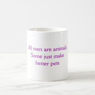Mannen zijn Mok dieren