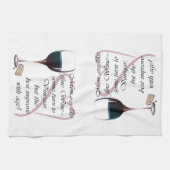 Mannen zijn net als mooie, grappige cadeautjes voo theedoek (Horizontaal)