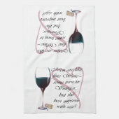 Mannen zijn net als mooie, grappige cadeautjes voo theedoek (Verticaal)