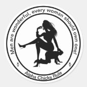 Mannen zijn Prachtige Sticker (Voorkant)